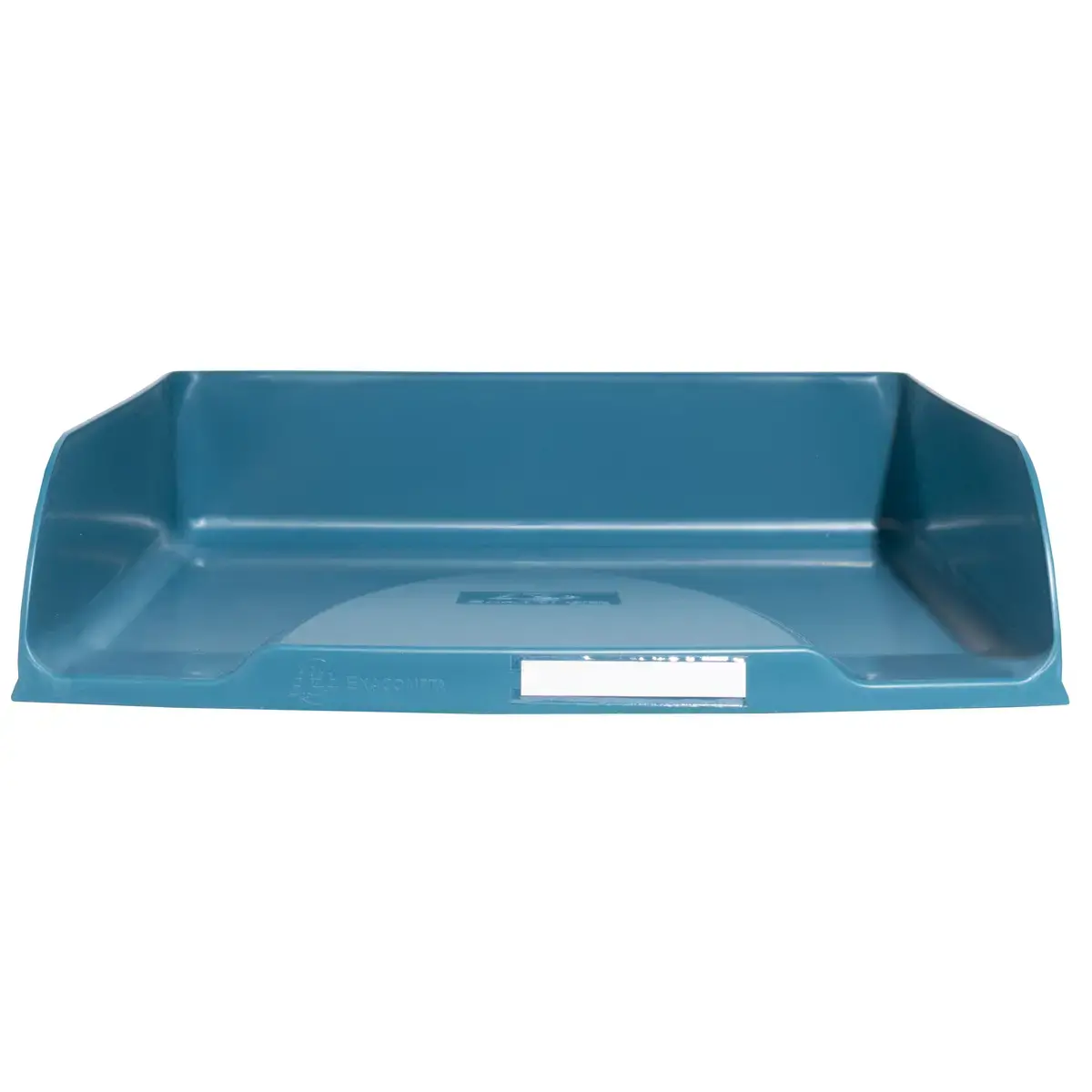 Corbeille à courrier - Bleu canard - EXACOMPTA photo du produit