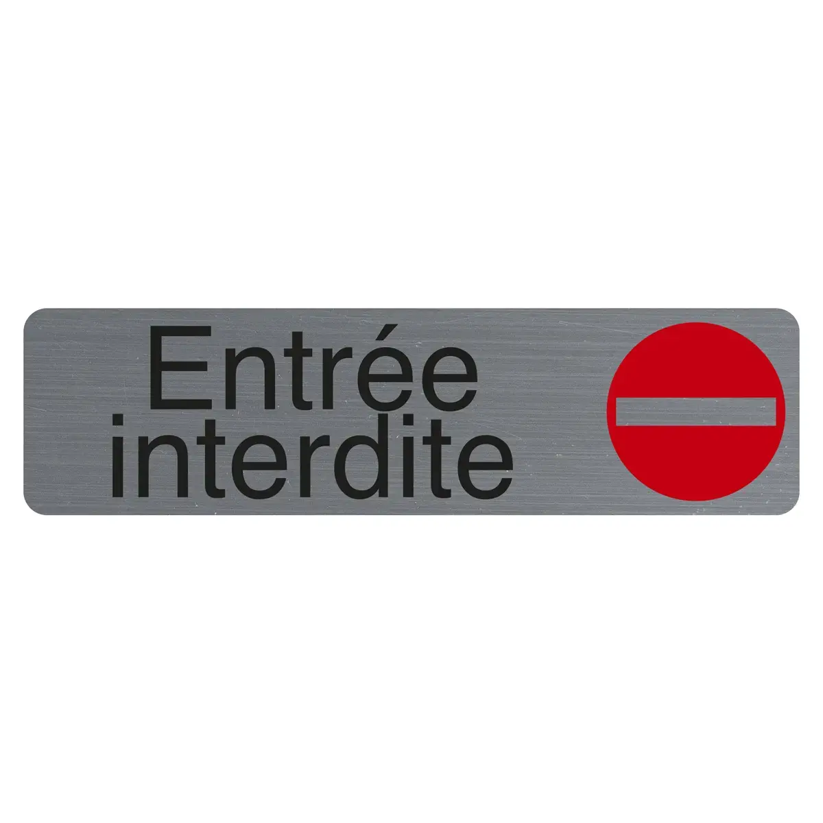 Plaque adhésive « Entrée interdite » FR - Exacompta photo du produit
