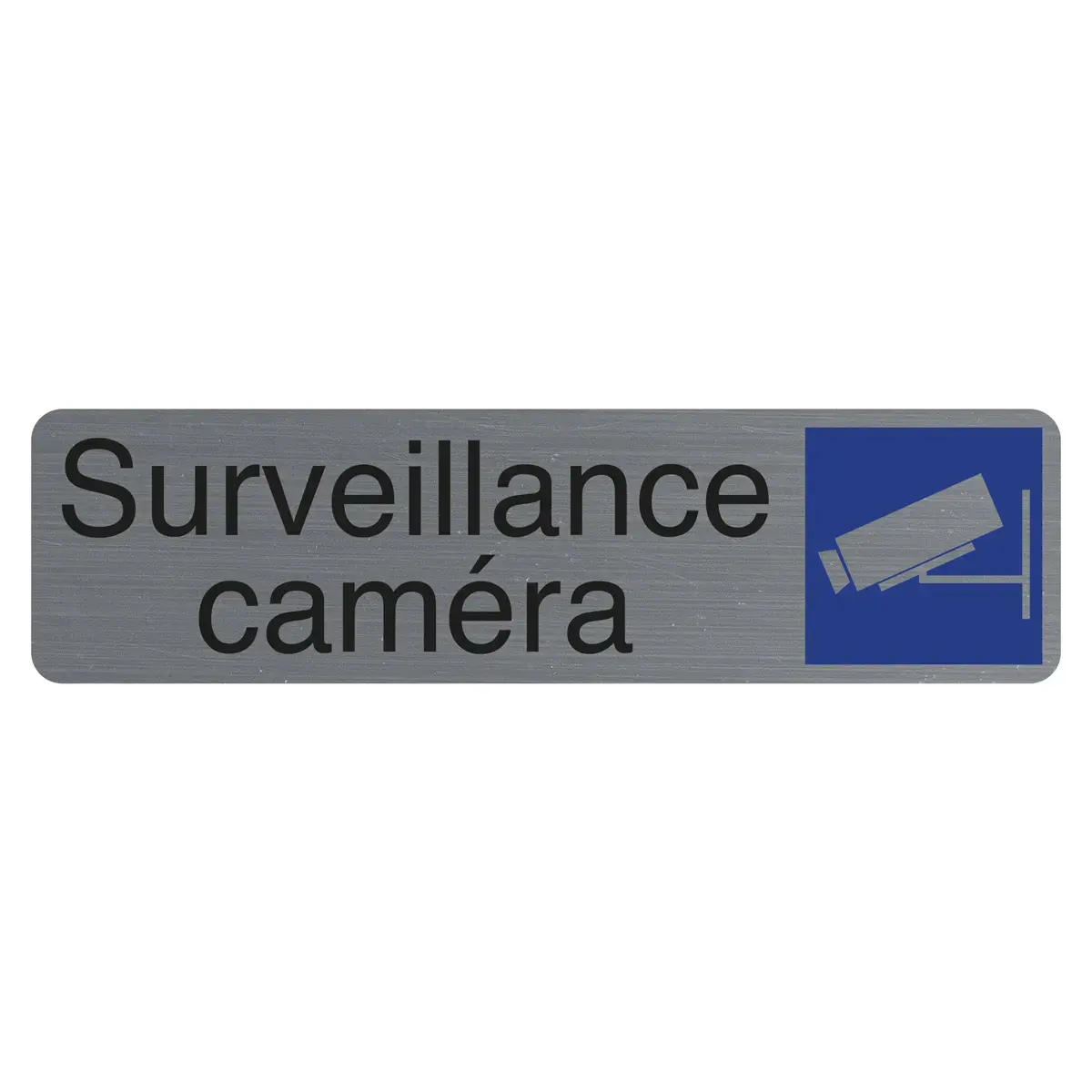 Plaque adhesive Surveillance camera FR photo du produit