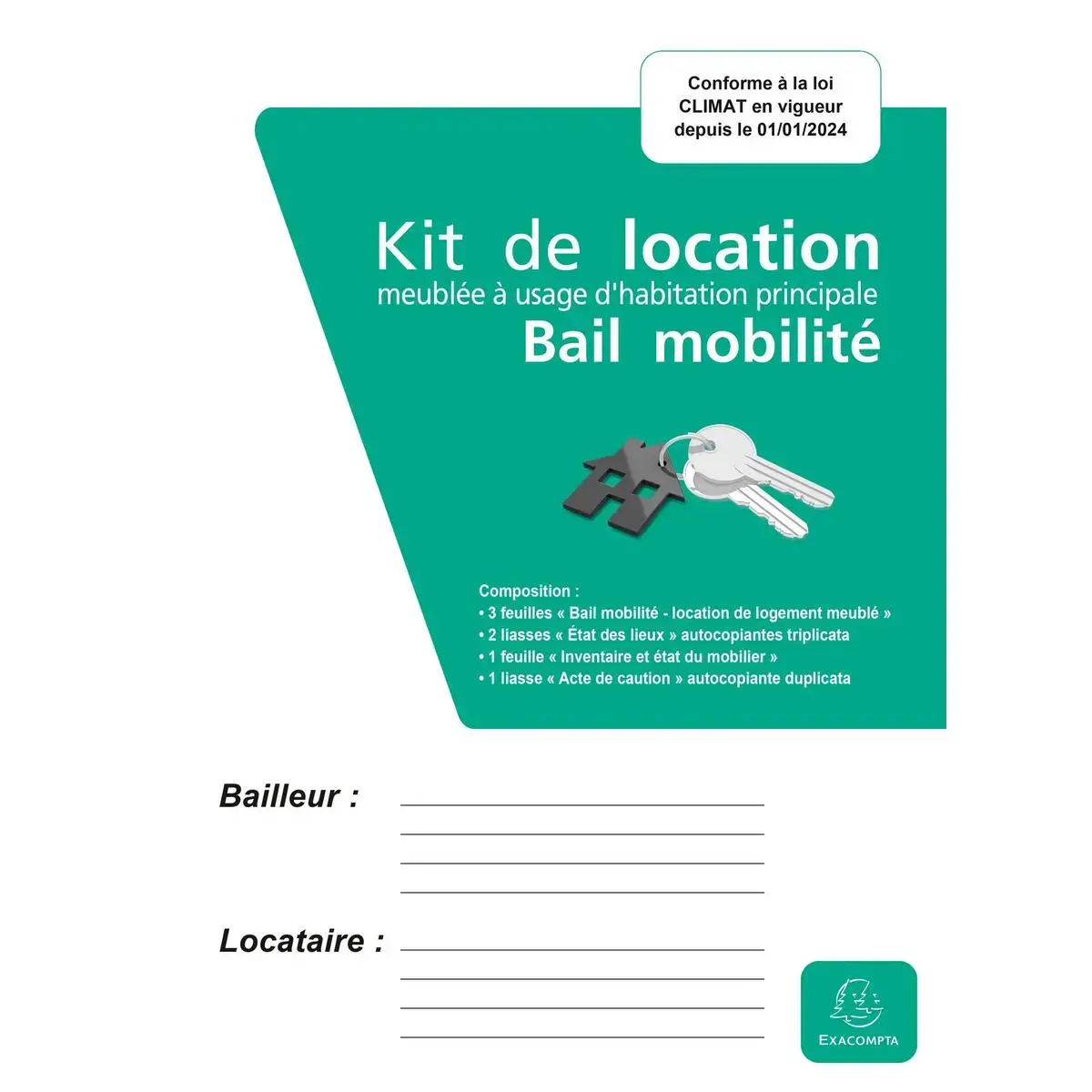 KIT DE LOCATION - BAIL MOBILITE photo du produit