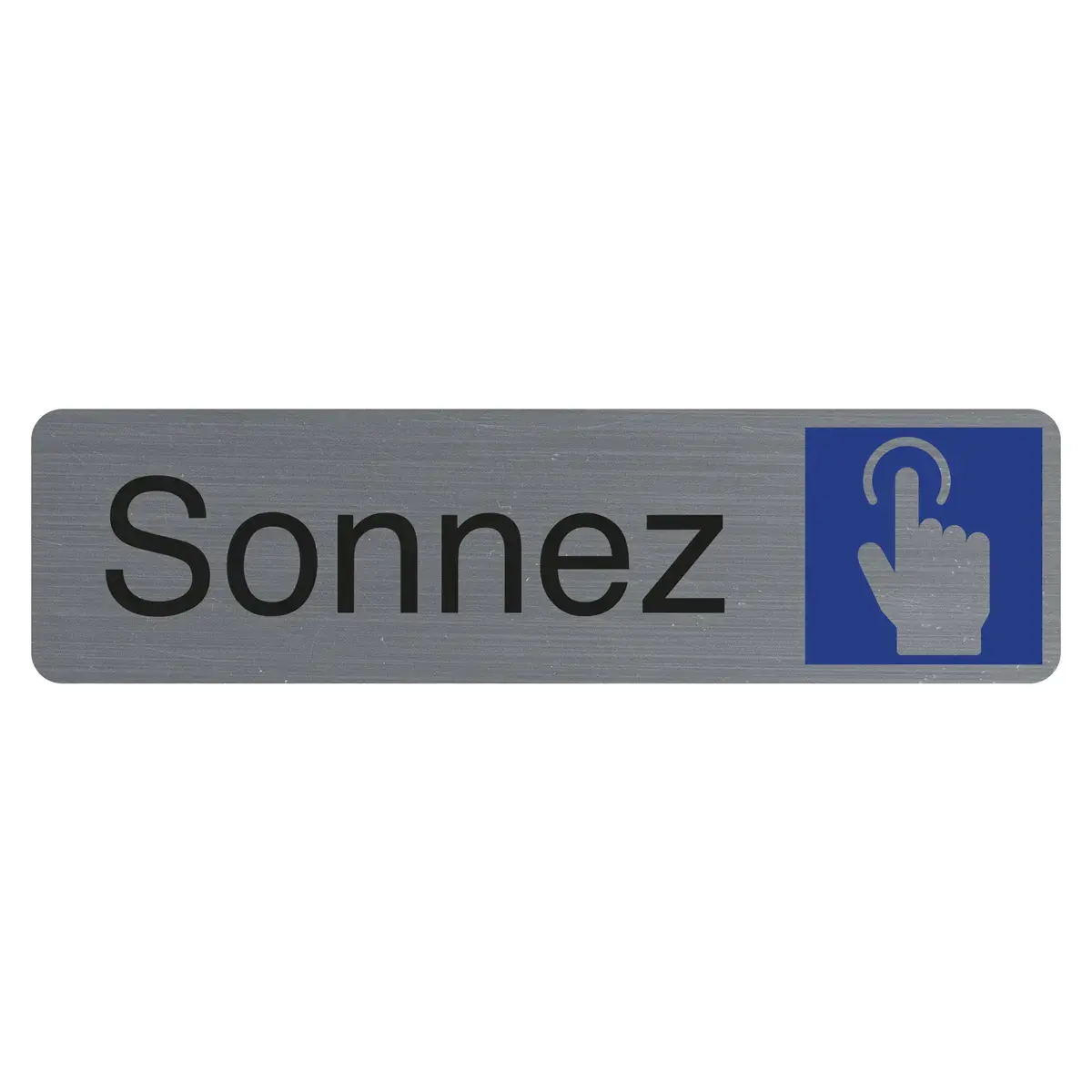 Plaque adhésive « Sonnez » FR - Exacompta photo du produit