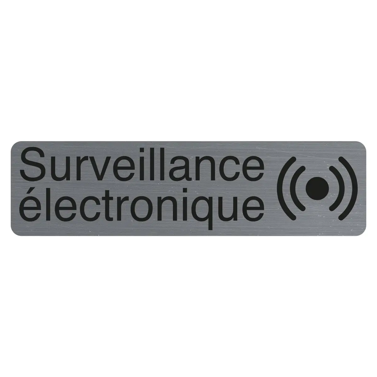 Plaque « Surveillance électronique » FR - Exacompta photo du produit