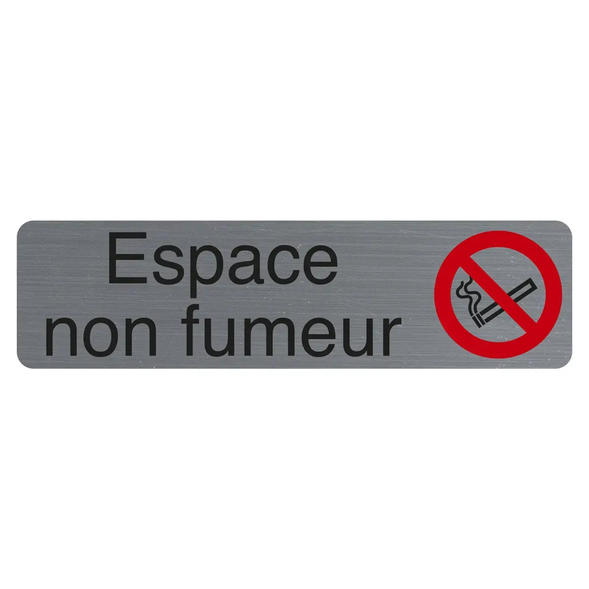 Plaque adh&eacute;sive &laquo; Espace non fumeurs &raquo; FR - Exacompta photo du produit