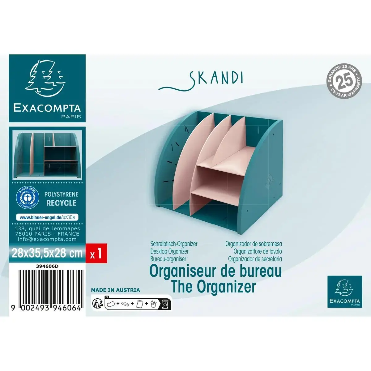 The Organizer Skandi Couleurs Ass. photo du produit