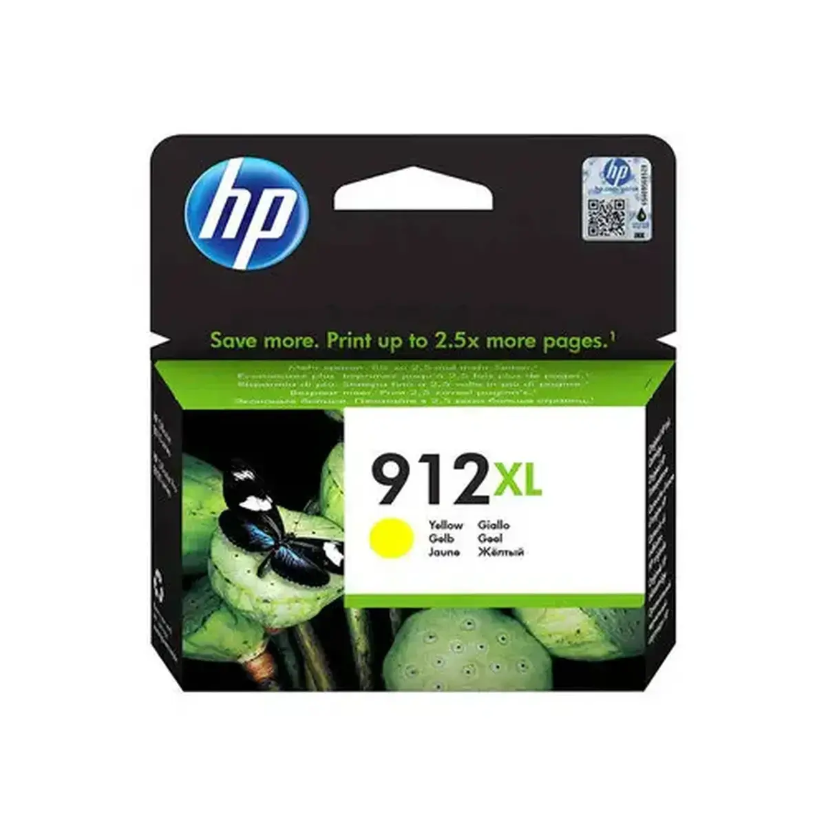 HP 912XL High Yield Yellow Ink Cartridge photo du produit