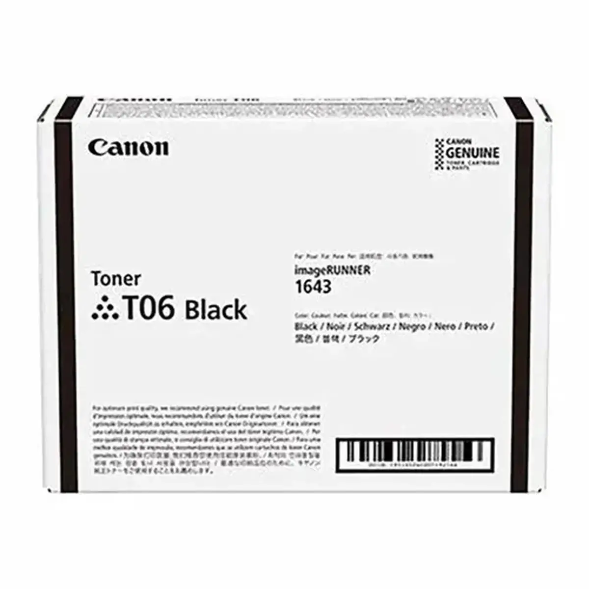 Toner T06 - Noir - pour ir1643i - Canon photo du produit