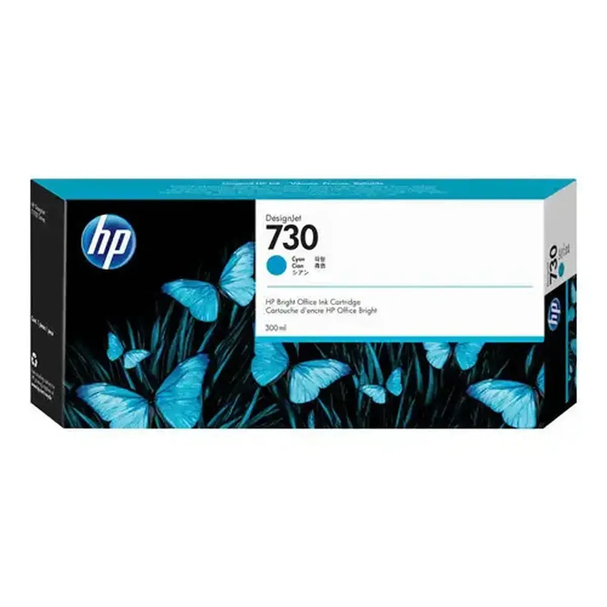 HP 730 300ml Cyan Ink Cartridge photo du produit