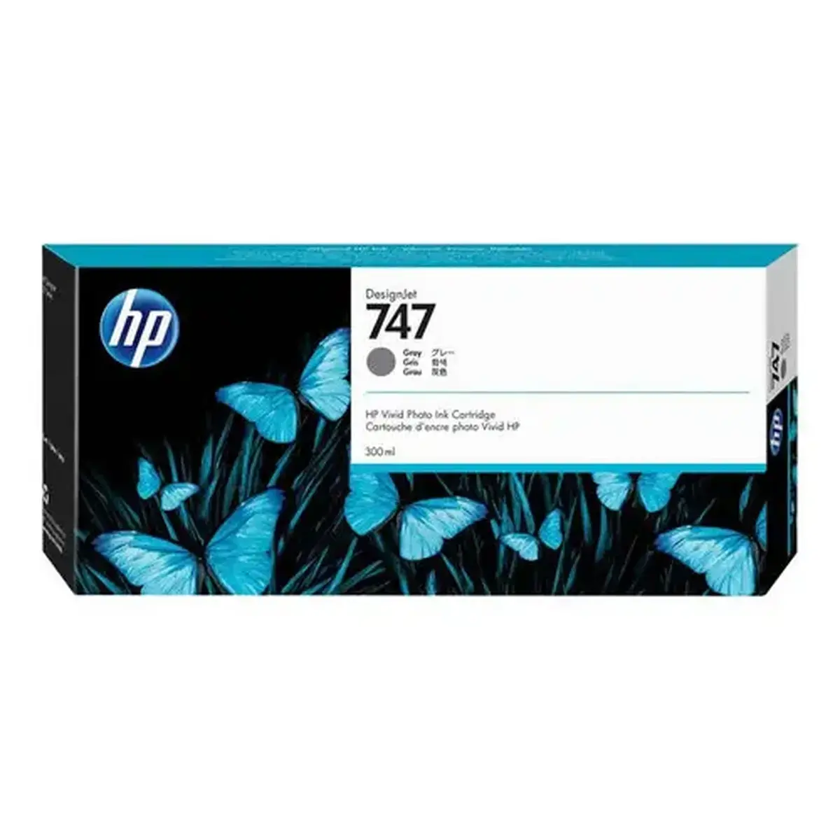 Cartouche d'encre 747 - Gris - 300 ml - HP photo du produit