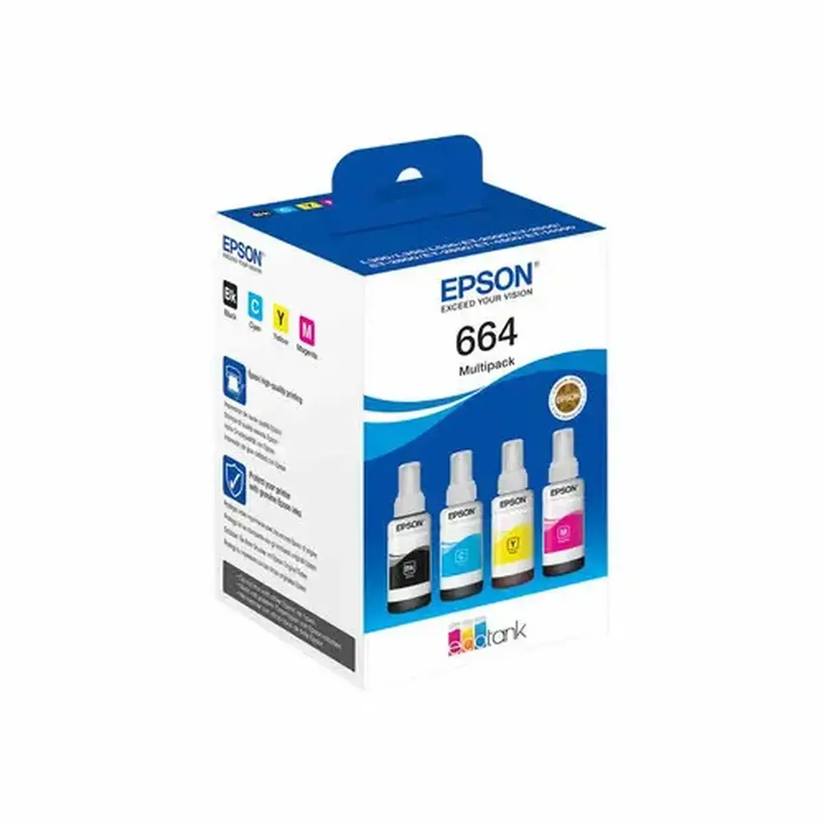 Epson C13T664640 EcoTank 664 Pack N+3 Cl photo du produit