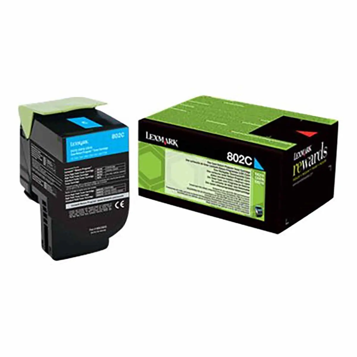 Lexmark 80C20C0 Toner Cyan Prg Ret. photo du produit