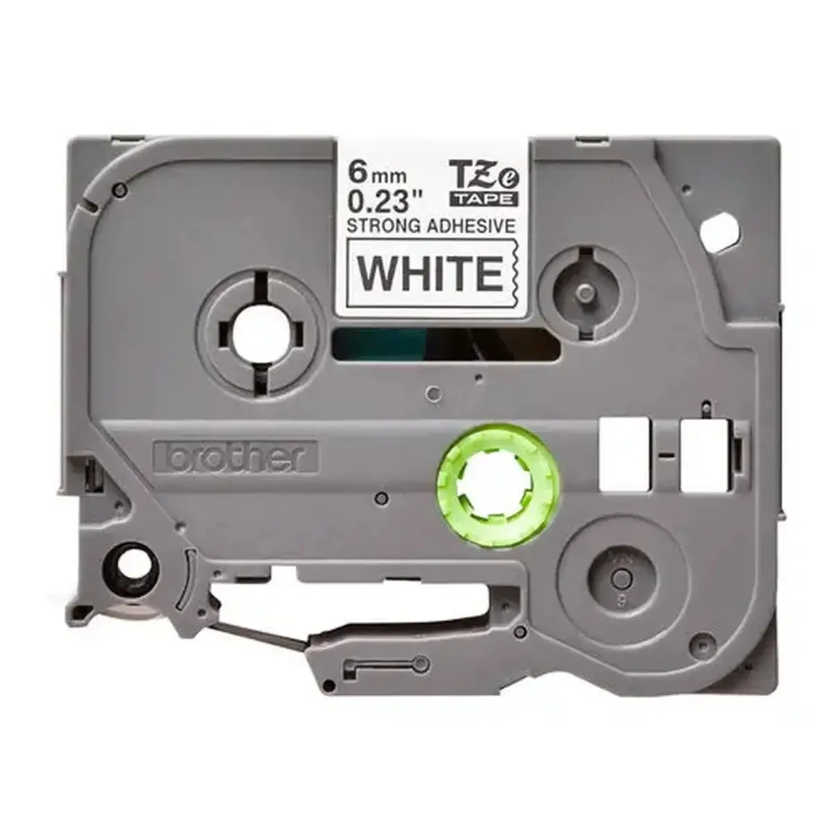 Brother TZES211 Ruban 6mm Noir / Blanc photo du produit