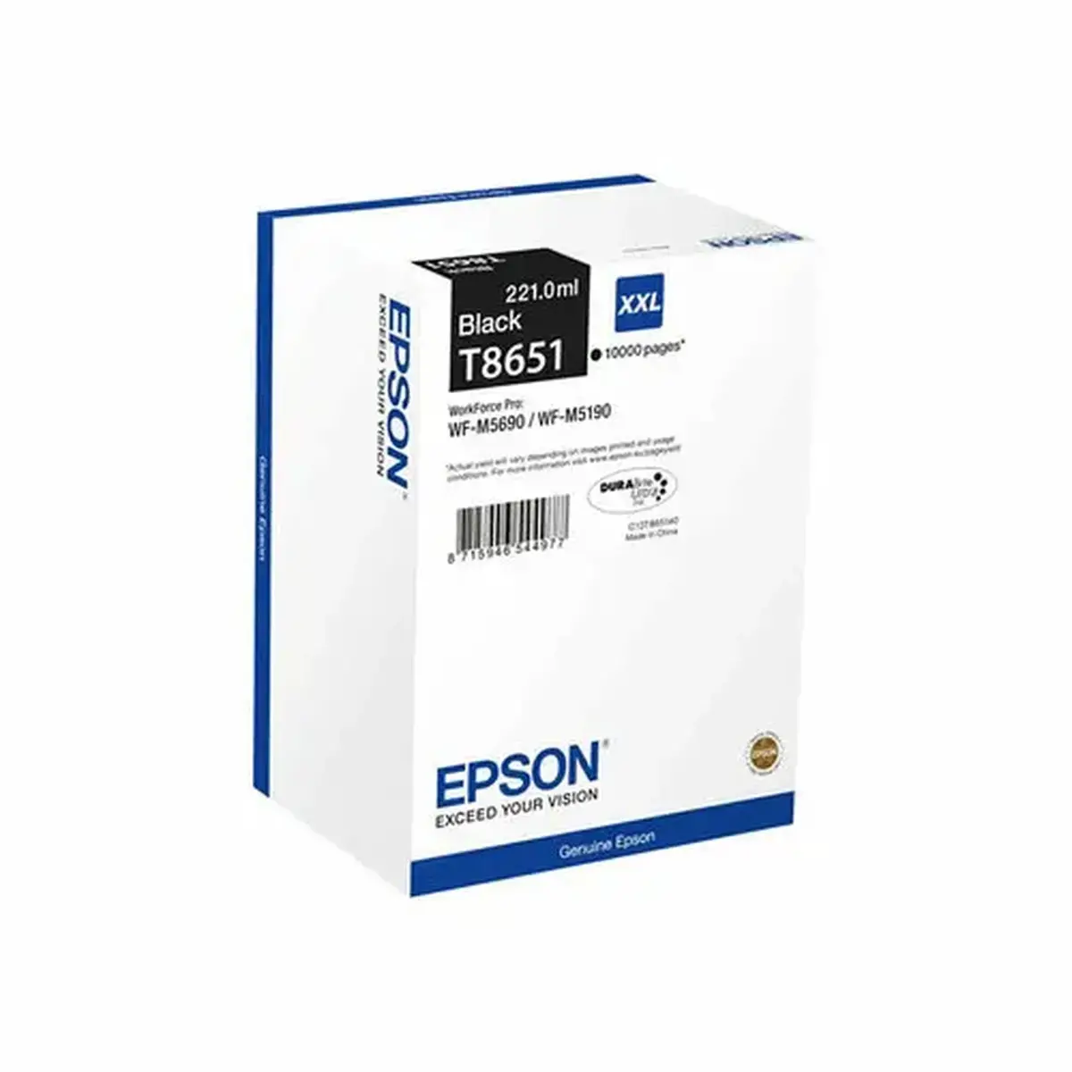 Epson C13T865140 Cart. BK H.C 10 K photo du produit