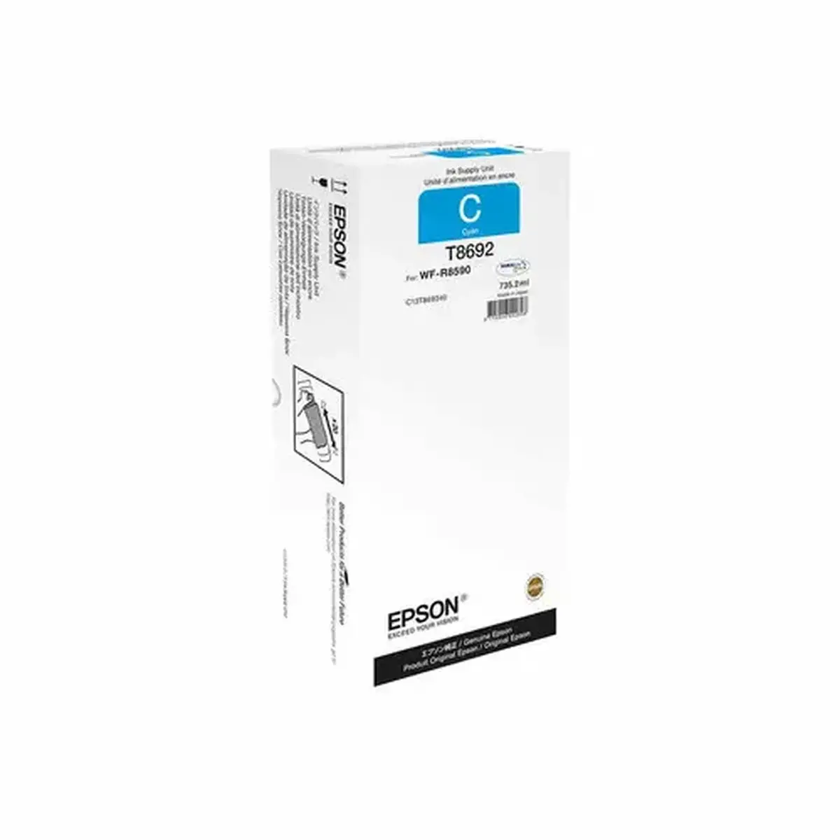Epson C13T869240 RIPS CYAN 75K WF-R8590 photo du produit