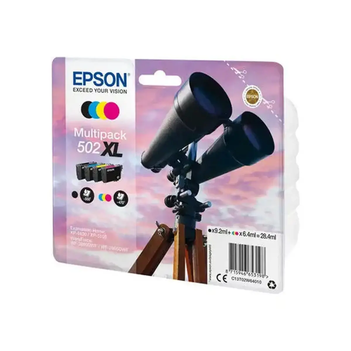 Epson C13T02W64010 JUMELLES XL(x4) 502 B photo du produit