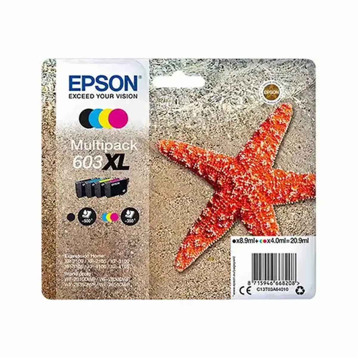 Epson C13T03A64010 Etoile/Mer PackXL X4 photo du produit