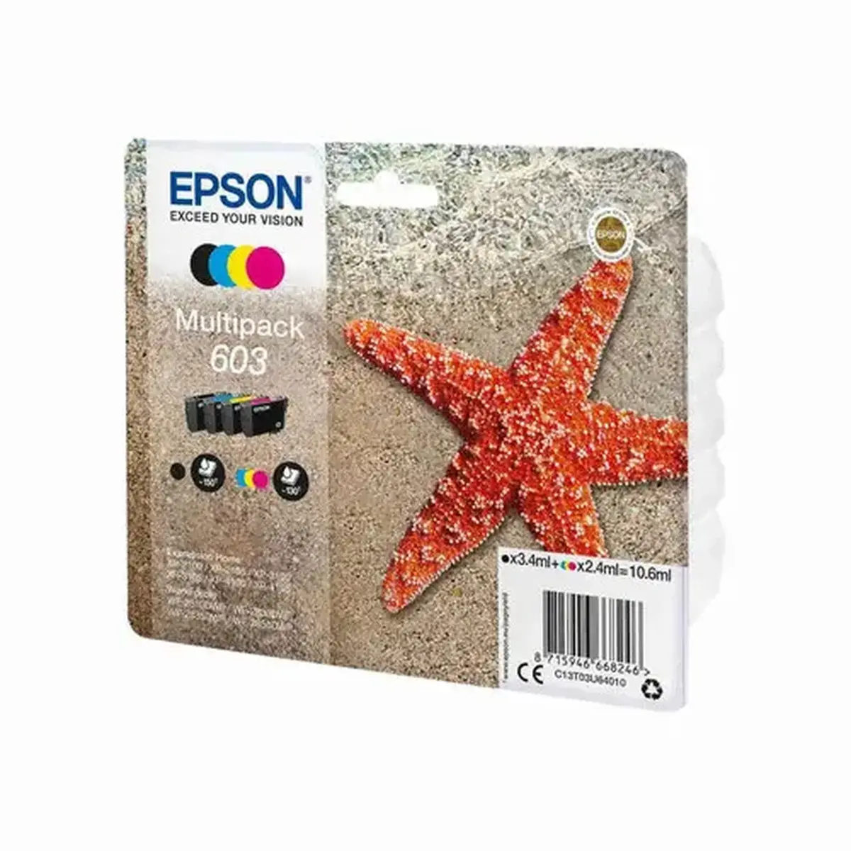 Epson C13T03U64010 Etoile /Mer Pack 4CL photo du produit