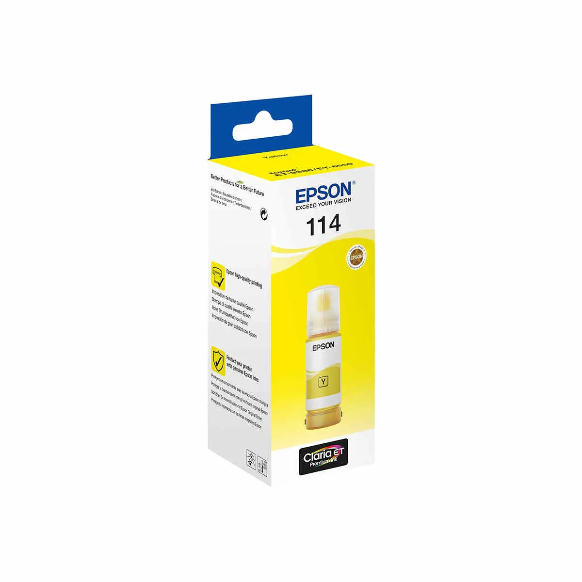 Epson C13T07B440 T114 EcoTank Jaune photo du produit