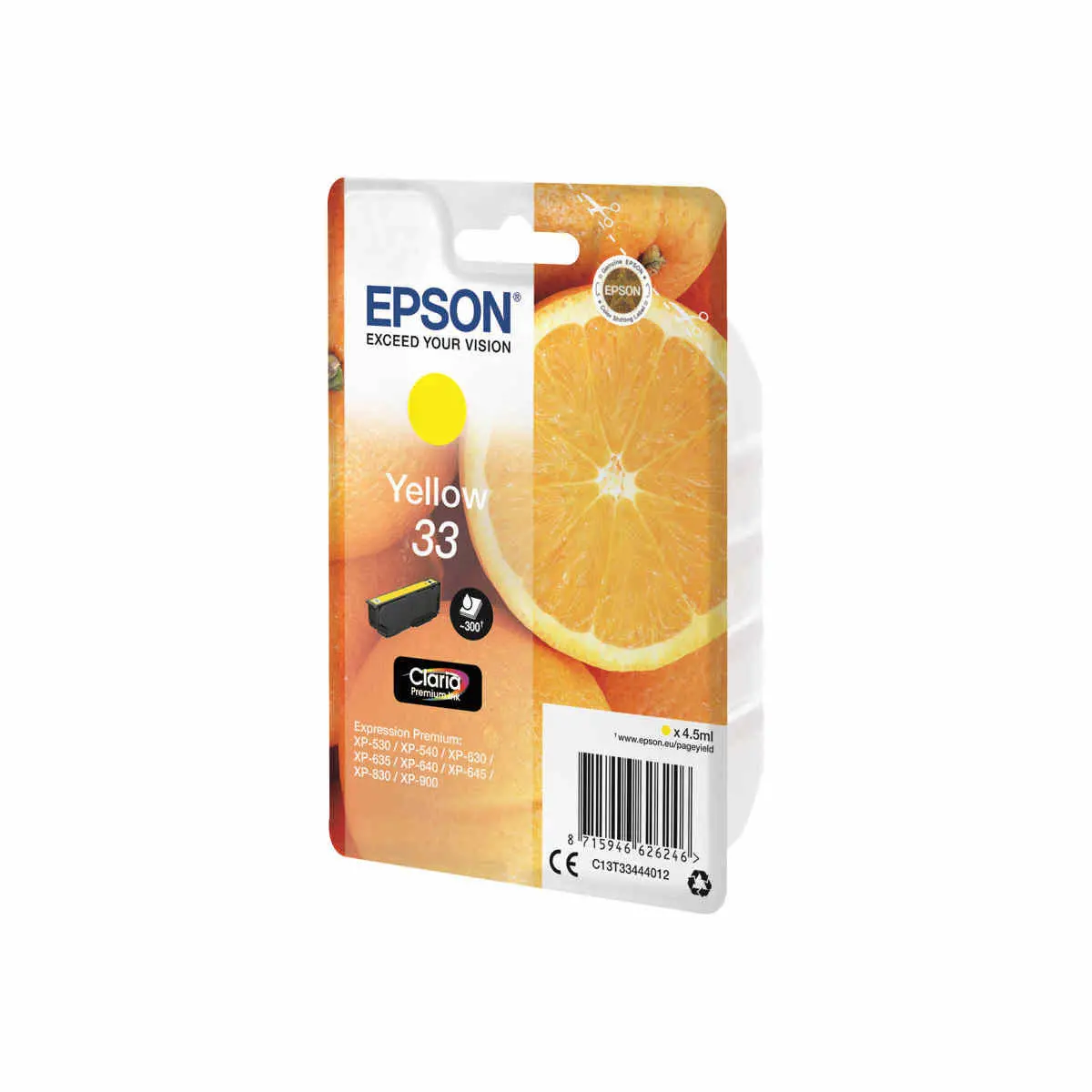 Epson C13T33444012 Ink Jet Yel Orange photo du produit