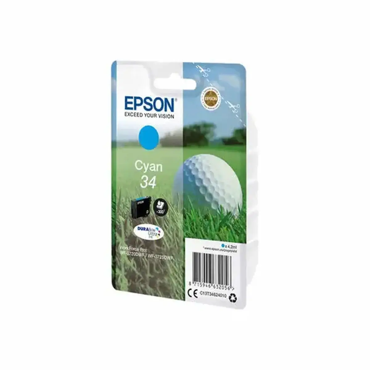 Epson C13T34624010 Cyan Balle de Golf photo du produit
