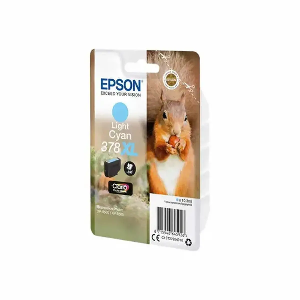 Epson C13T37954010 Cyan CL XL Ecureuil photo du produit