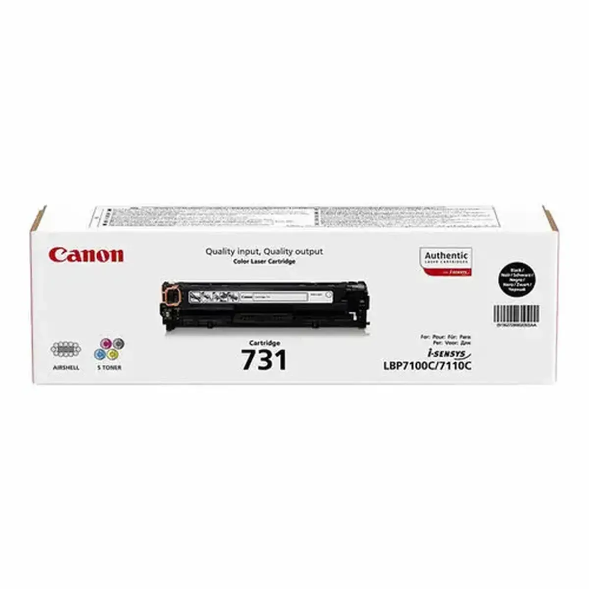 Canon 6272B002 Toner 731 BK photo du produit