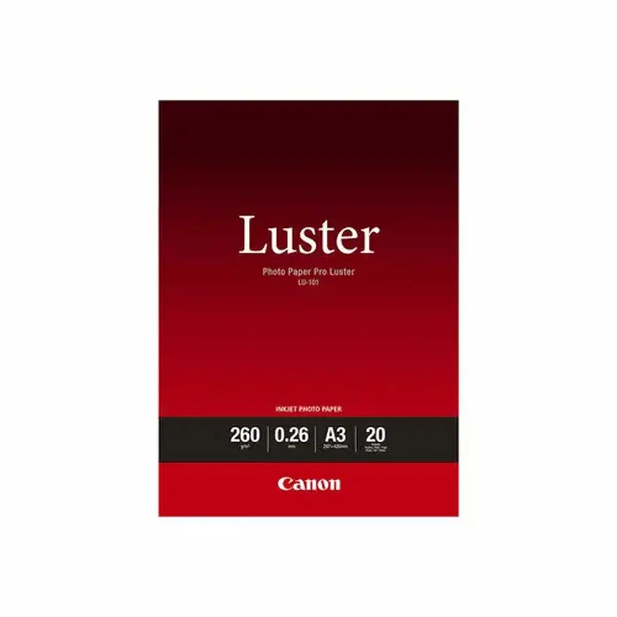 Canon 6211B007 Papier LU-101 A3 20 NICHE photo du produit