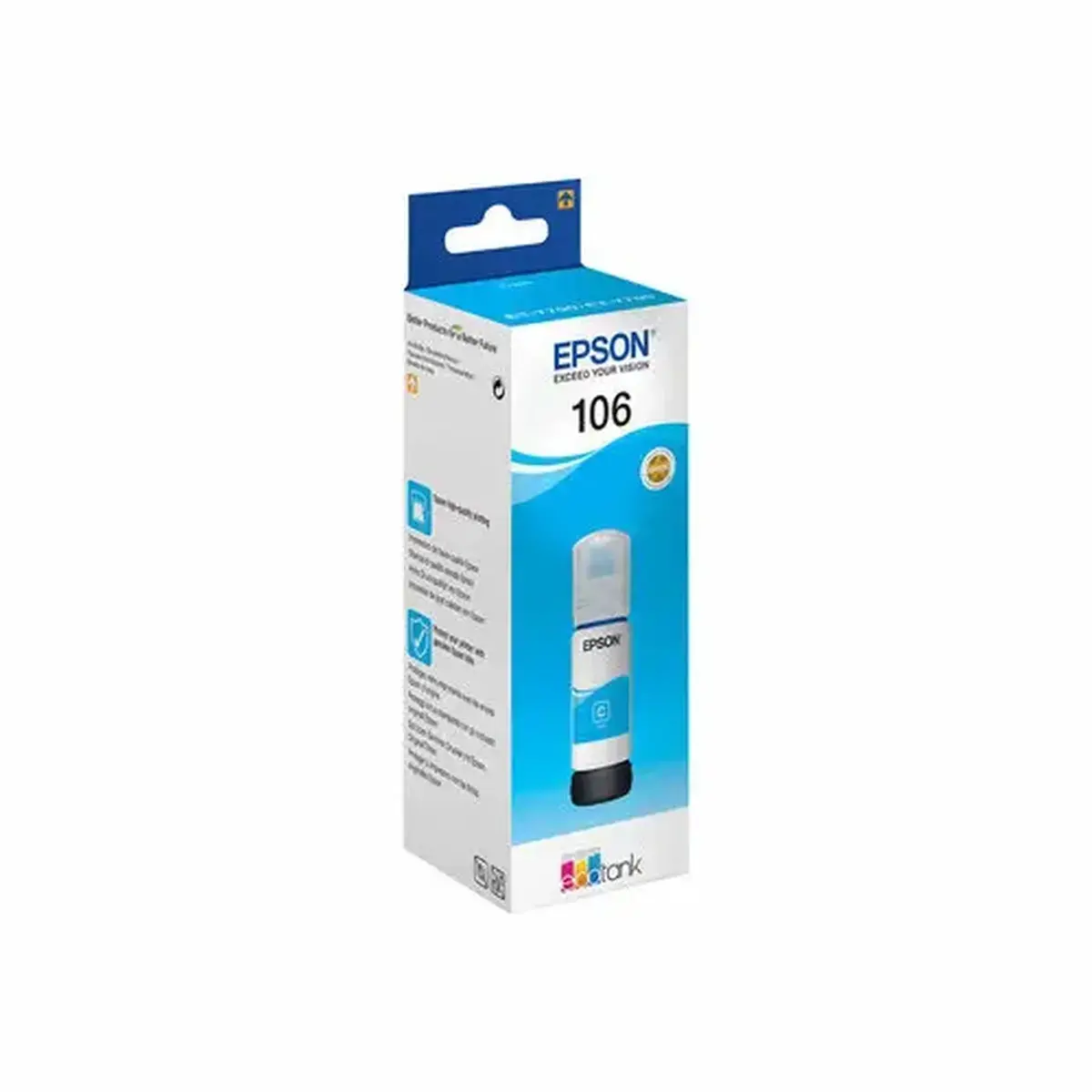 Epson C13T00R240 Ecotank T106 Cyan photo du produit