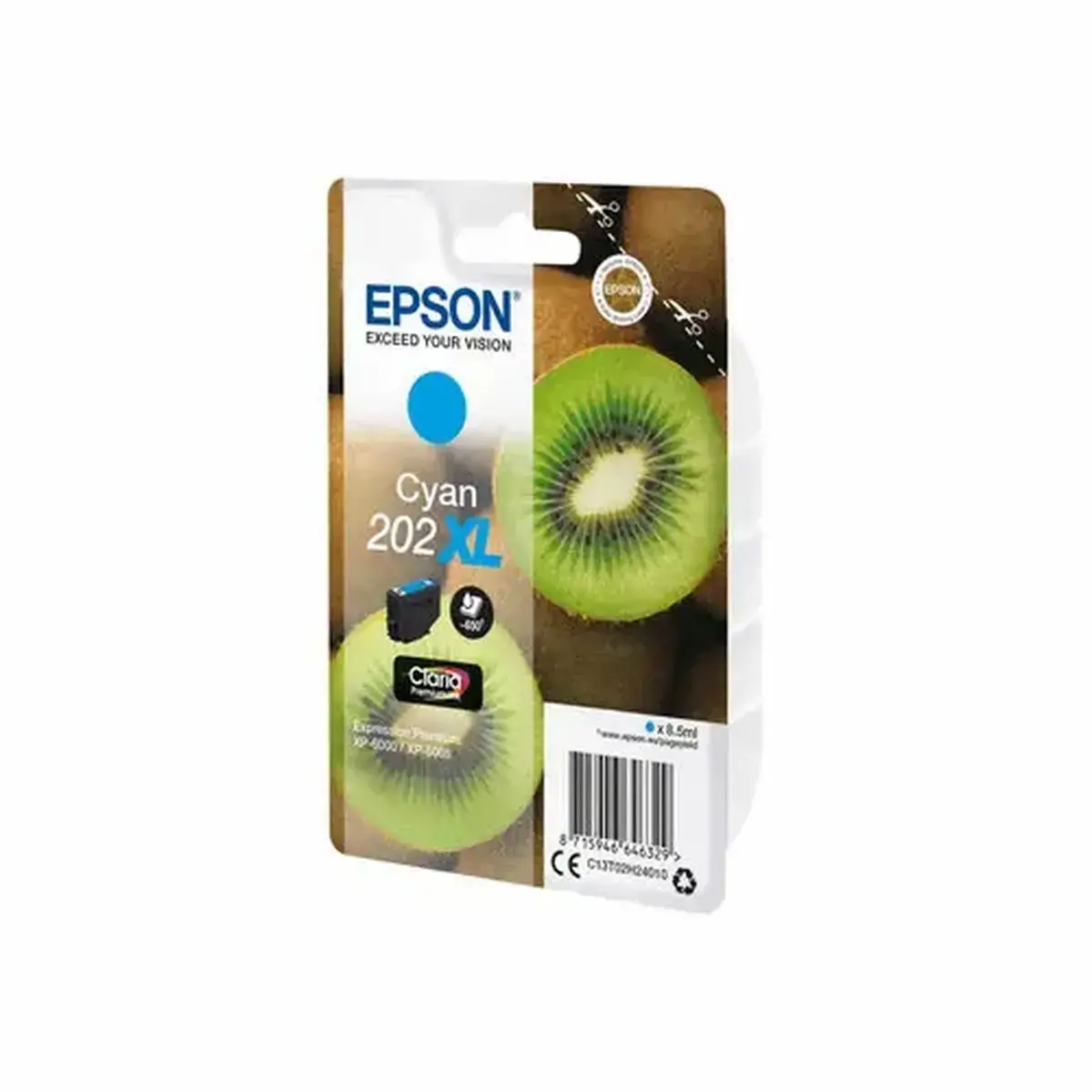 Epson C13T02H24010 KIWI Cyan XL 202 Blis photo du produit