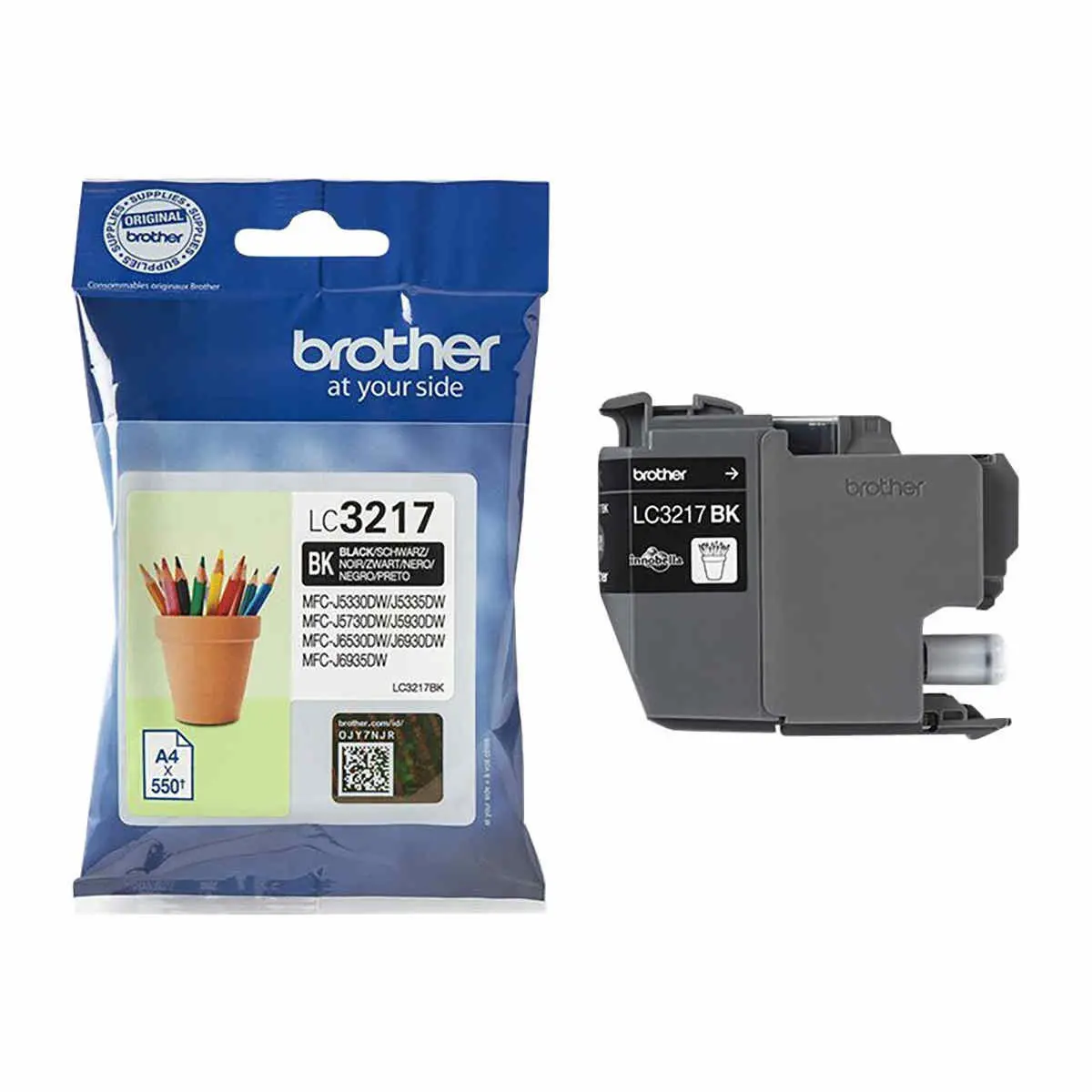 Brother LC3237BK Ink Jet BK 3K photo du produit