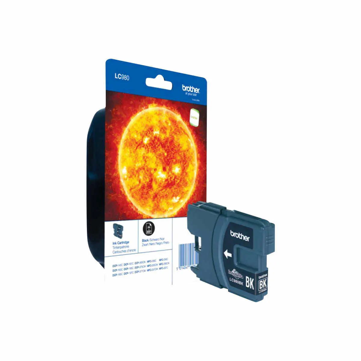 Brother LC980BKBP Blister Pack Noir 350p photo du produit