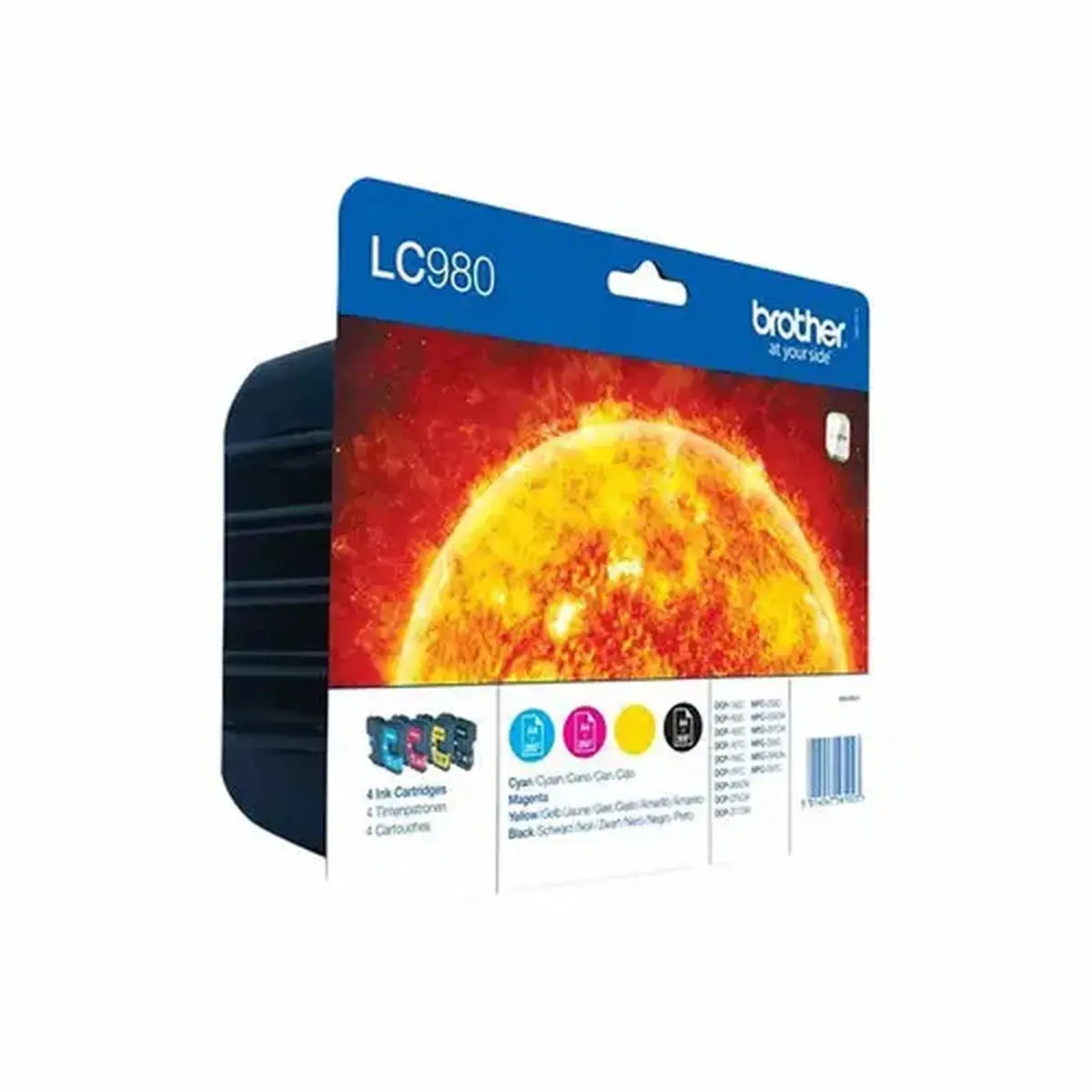 Brother LC980VALBP Blis Pack Rainbow+BK photo du produit