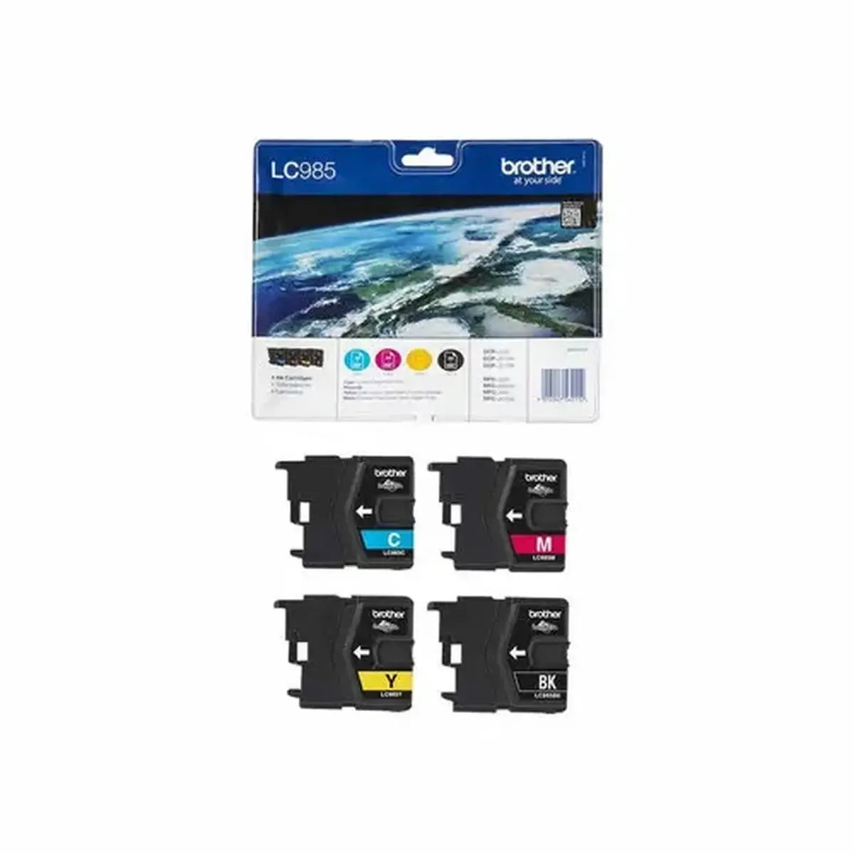 Brother LC985VALBP Pack 4 Cart LC985BK/C photo du produit