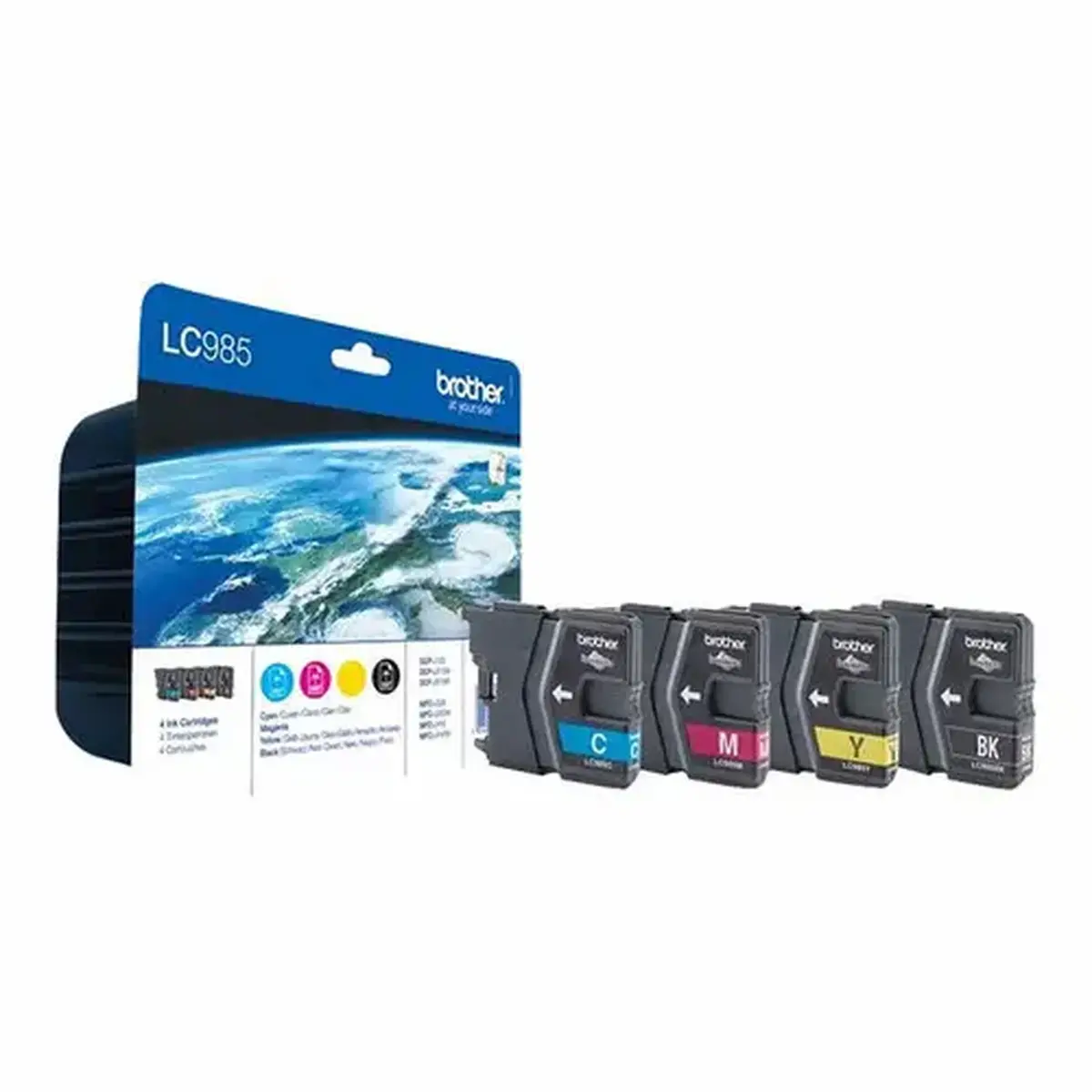 Brother LC985VALBP Pack 4 Cart LC985BK/C photo du produit