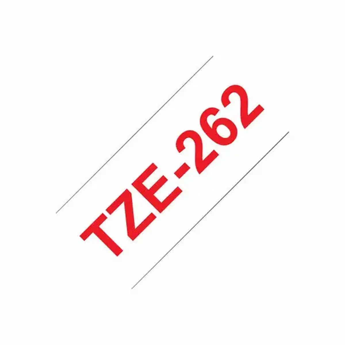 Brother TZE262 ruban 36mm Rouge / Blanc photo du produit