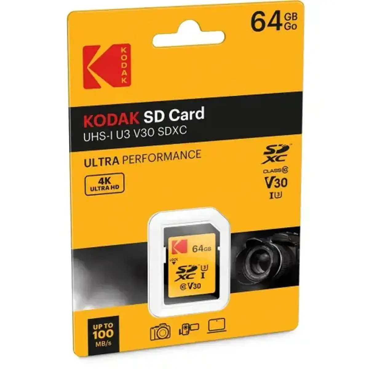 Kodak mSD 64GB UHS-I U1 V10 A1 Premium photo du produit