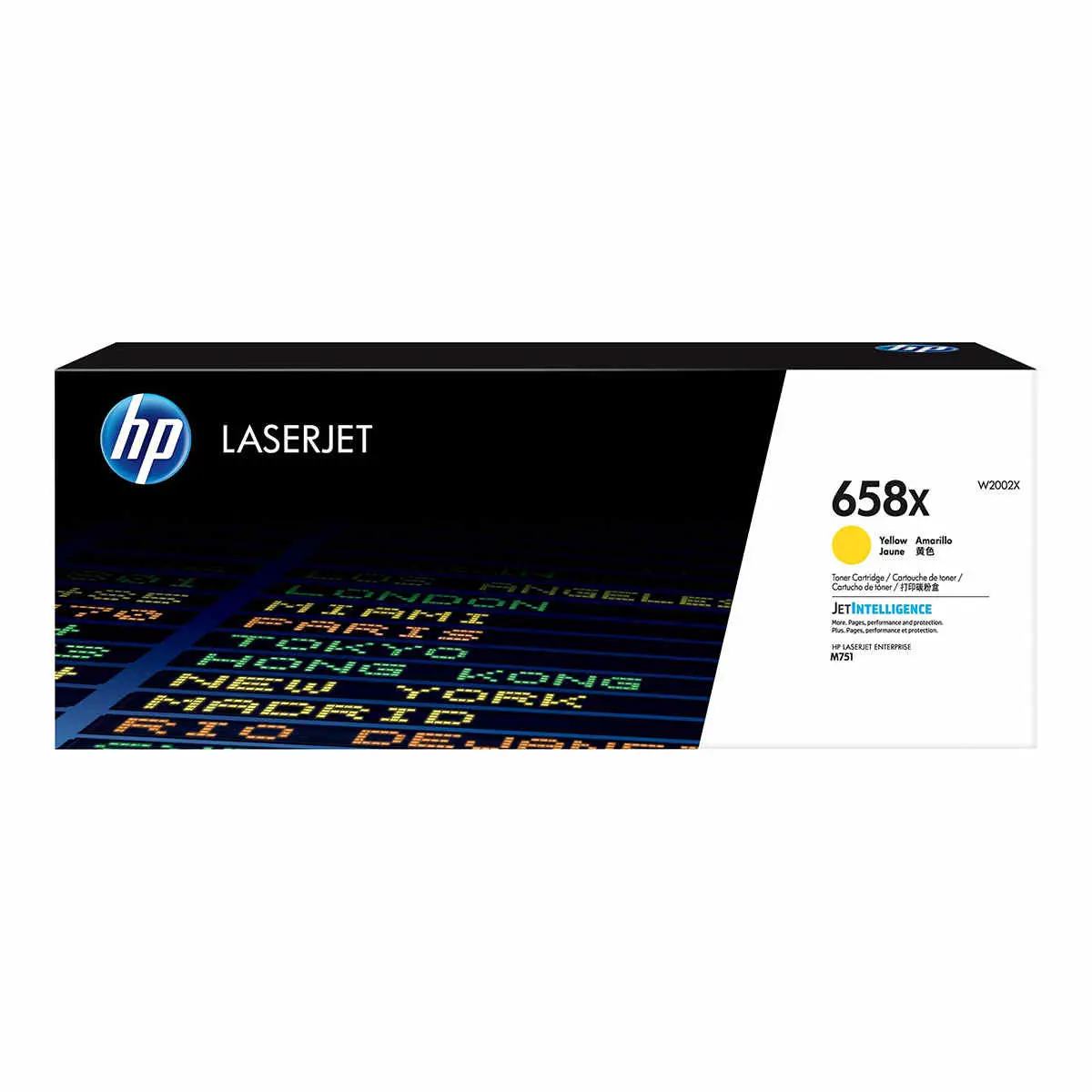 HP 658X Yellow LaserJet Toner Cartridge photo du produit