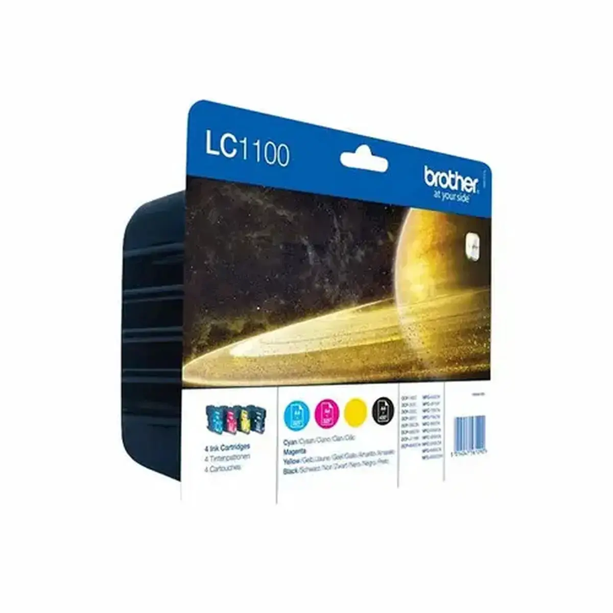 Brother LC1100VALBP Blis Pack Rainbow+BK photo du produit
