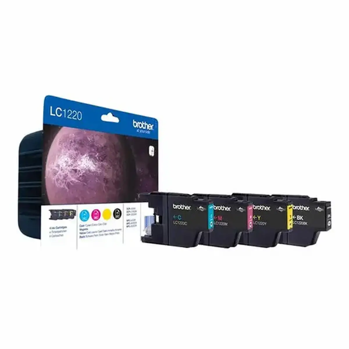 Brother LC1220VALBP Pack 4 cart Bli bulk photo du produit