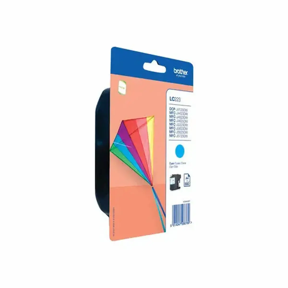 Brother LC223CBP Blister Cyan photo du produit