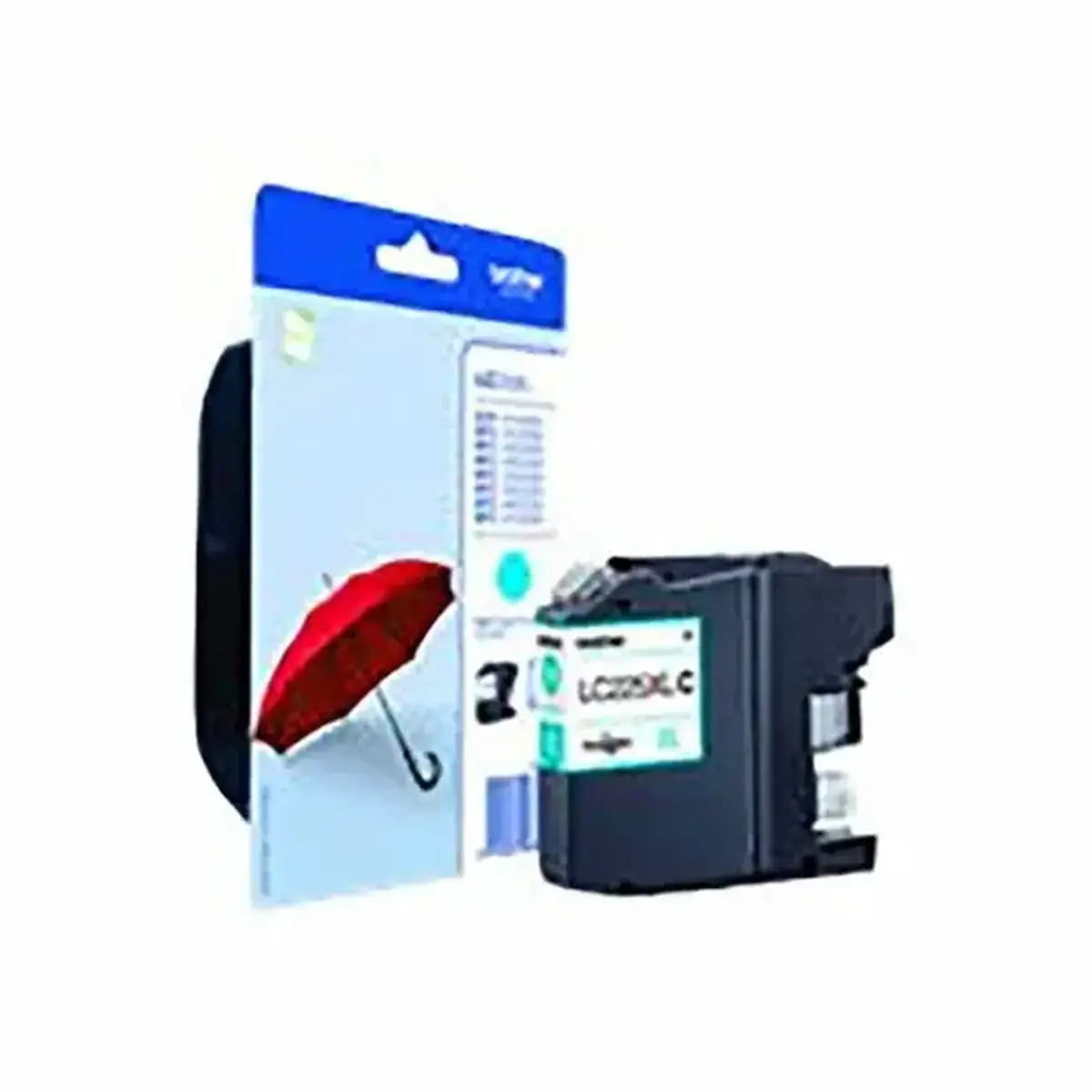 Brother LC225XLCBP Blister cyan HC 1200p photo du produit