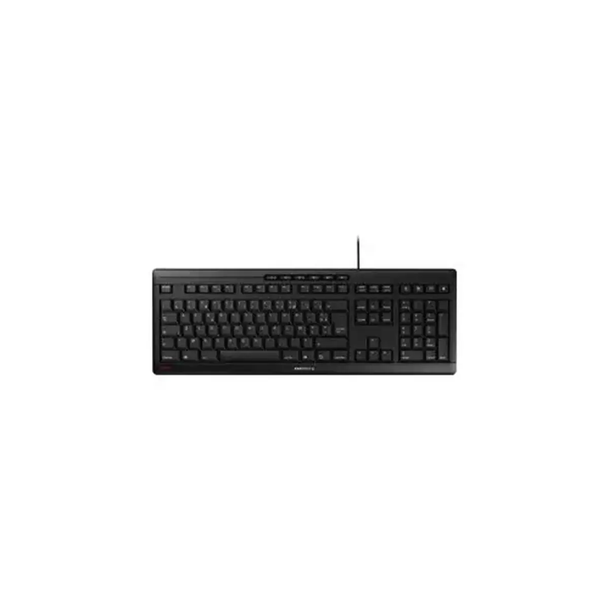 CHERRY Clavier STREAM KEYBOARD USB noirAZERTY (FR) photo du produit