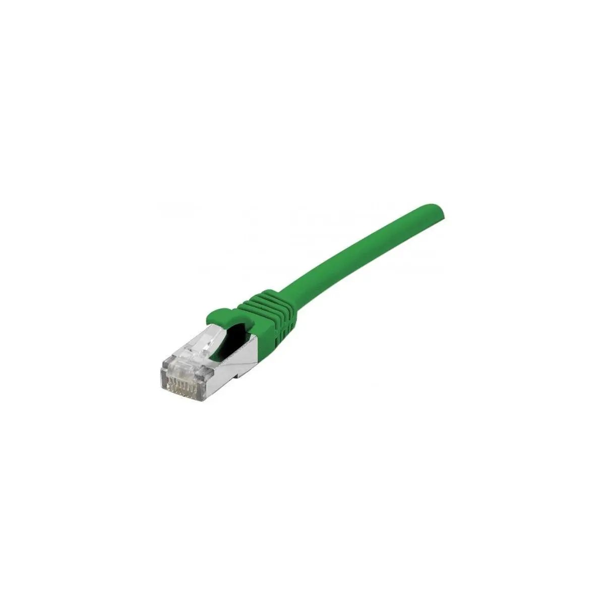 DEXLAN Cordon RJ45 categorie 6A S/FTP LSOH snagless vert - 1 m photo du produit