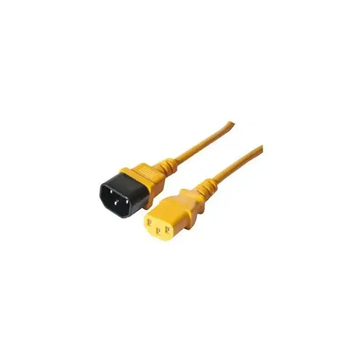 Rallonge d alimentation C14 / C13 orange - 0,6 m photo du produit