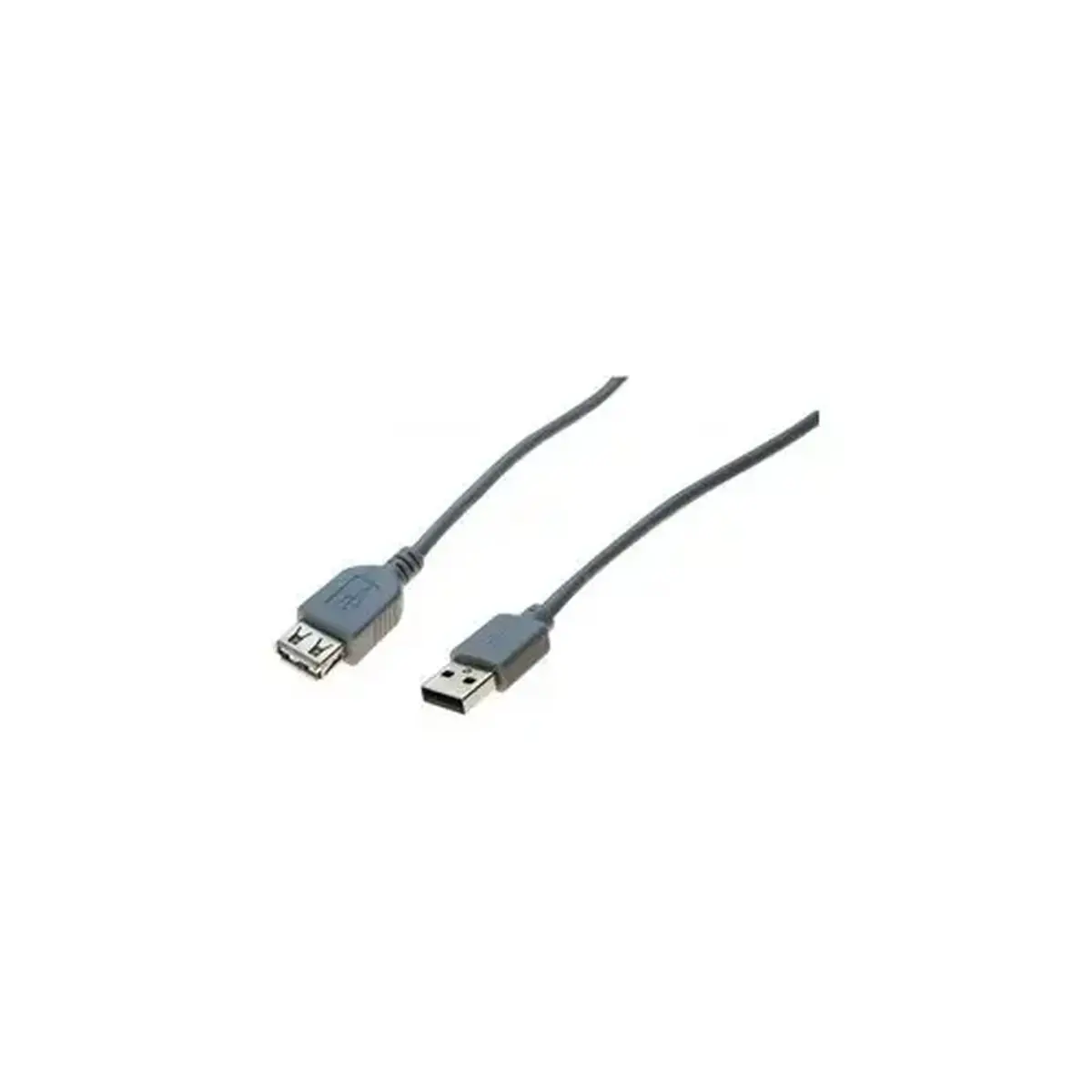 Rallonge USB 2.0 grise - 2,0 m photo du produit