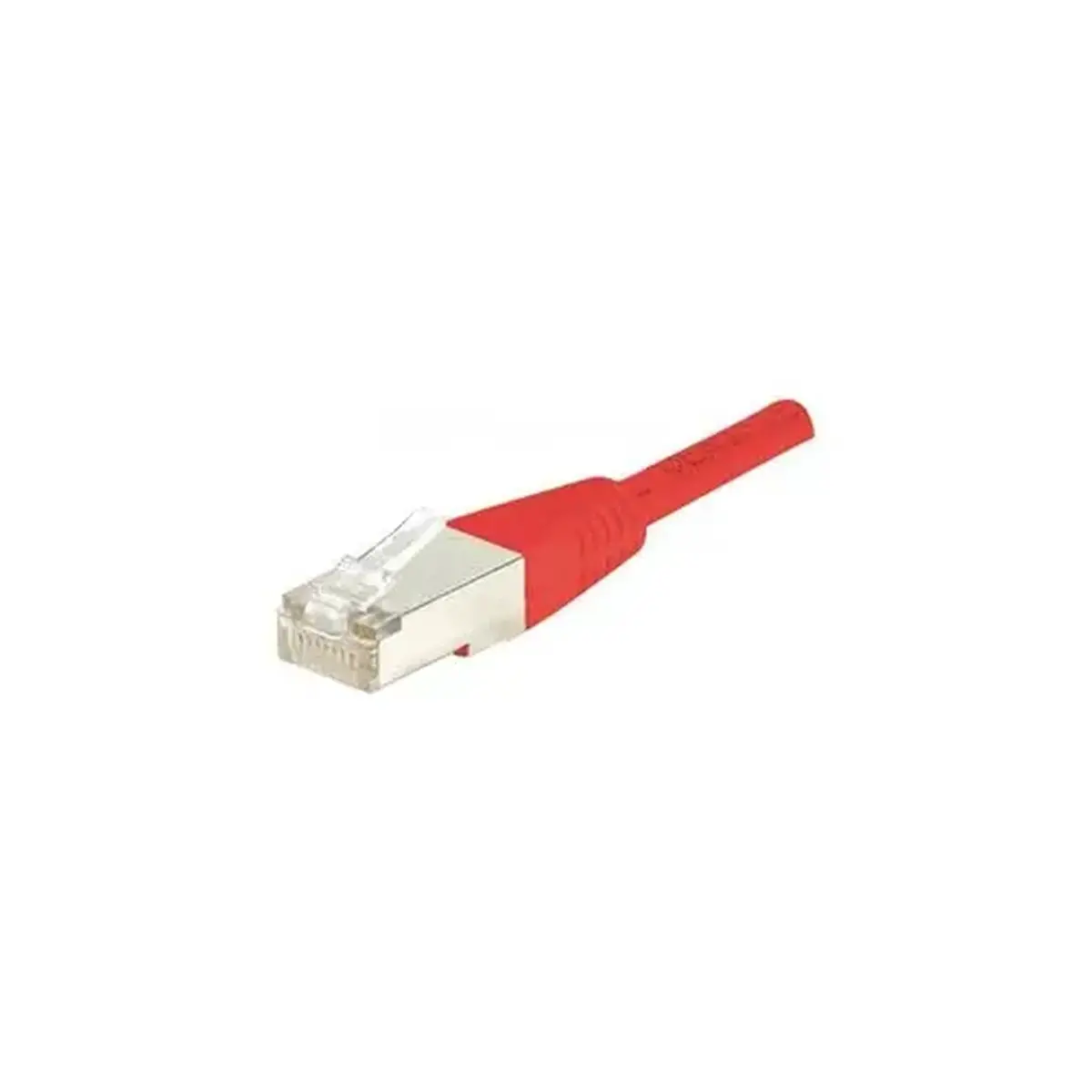 Cordon RJ45 categorie 5e F/UTP rouge - 10 m photo du produit