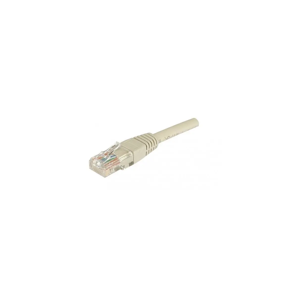 Cordon RJ45 categorie 5e U/UTP gris - 0,5 m photo du produit