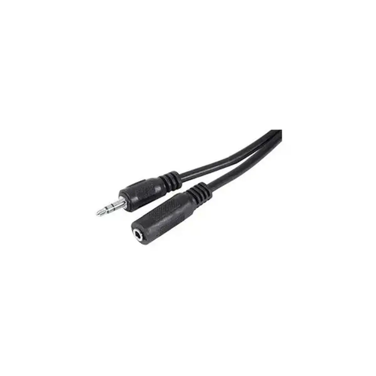 Rallonge stereo Jack 3.5 mm noire - 10 m photo du produit