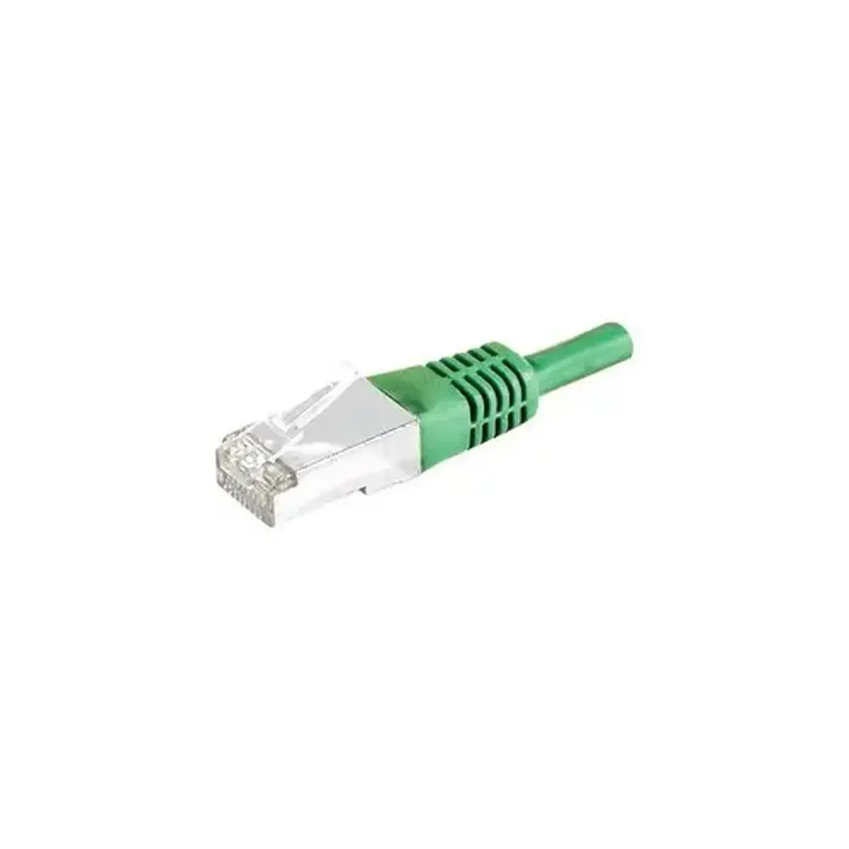 Cordon RJ45 categorie 6 S/FTP vert - 0,3 m photo du produit