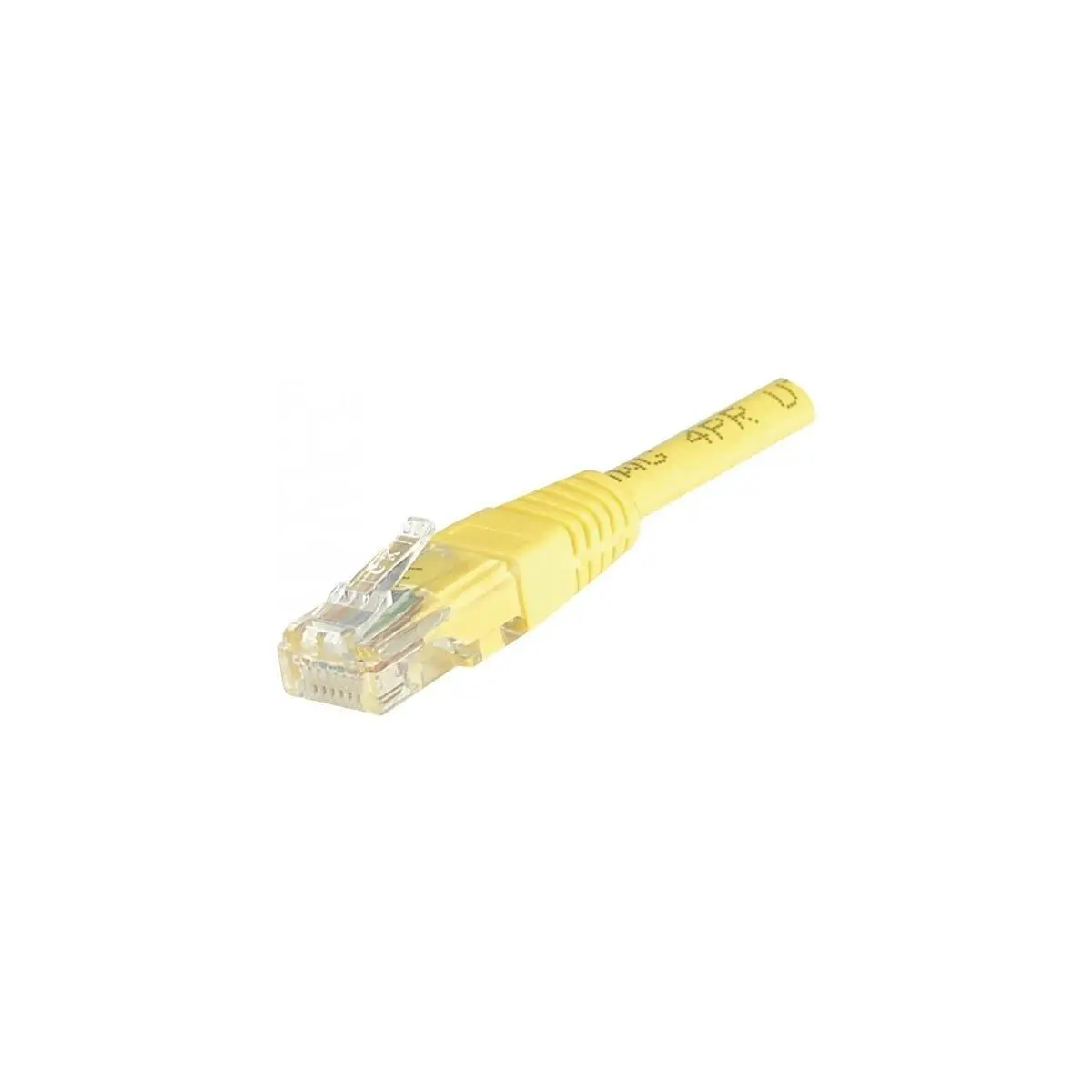 Cordon RJ45 categorie 6 U/UTP jaune - 7m photo du produit