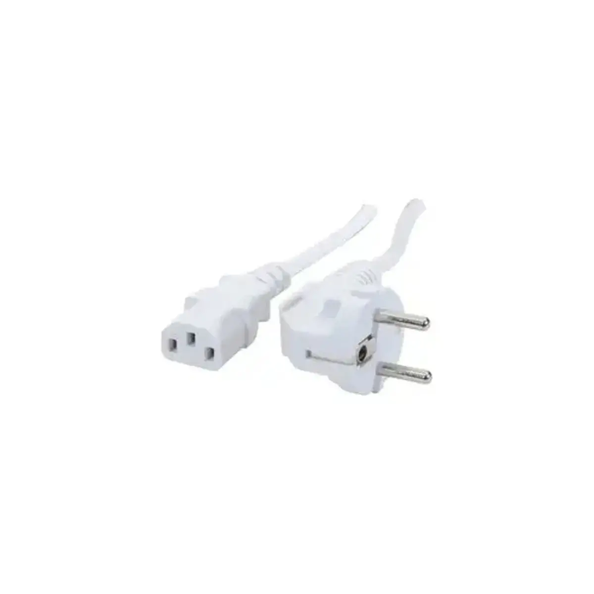 Cordon d alimentation PC CEE7 / C13 blanc - 0,6 m photo du produit